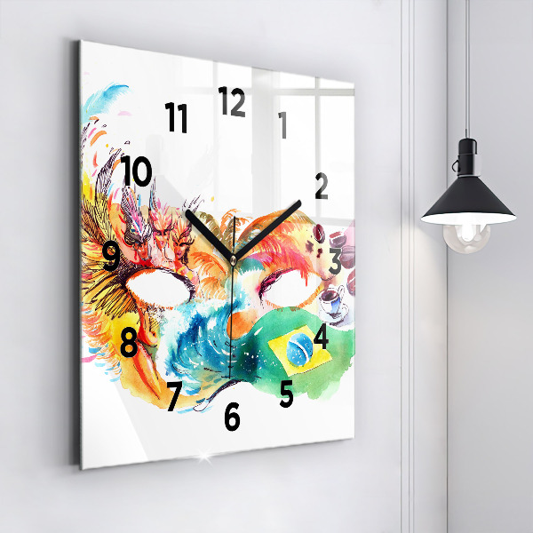 Orologio quadrato Cultura - Bandiera brasiliana