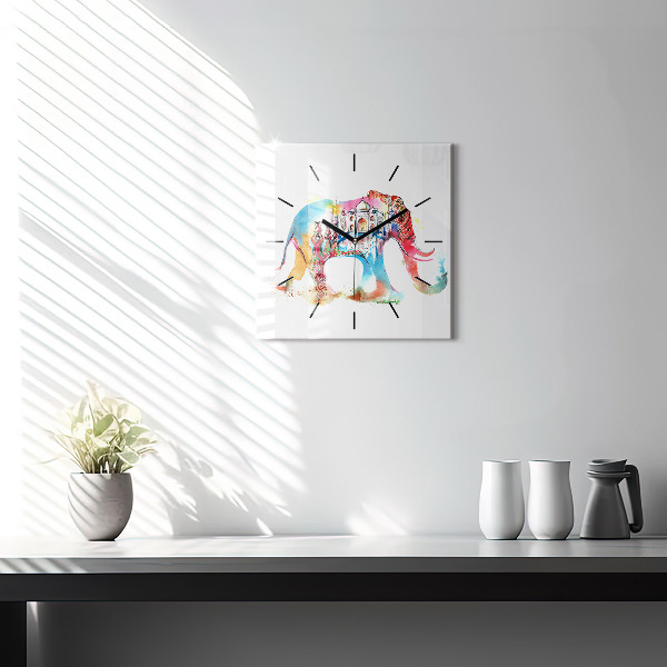 Orologio quadrato Cultura indiana