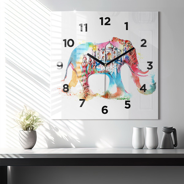 Orologio quadrato Cultura indiana