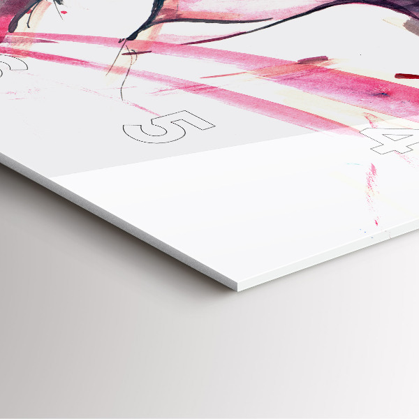 Orologio quadrato Astrazione degli amanti