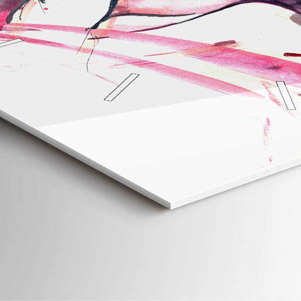 Orologio quadrato Astrazione degli amanti