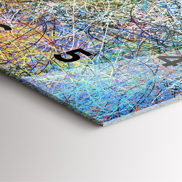 Orologio quadrato Astrazione - Emozioni