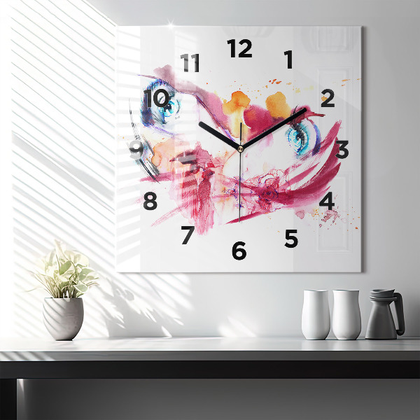 Orologio quadrato Coppia romantica