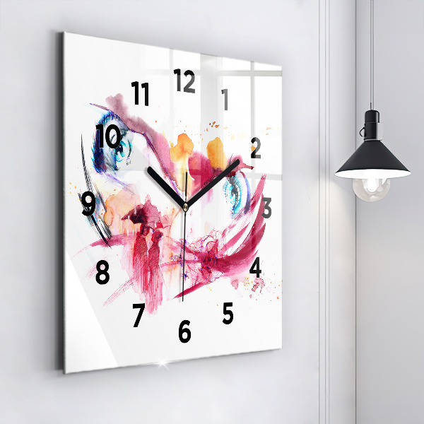 Orologio quadrato Coppia romantica
