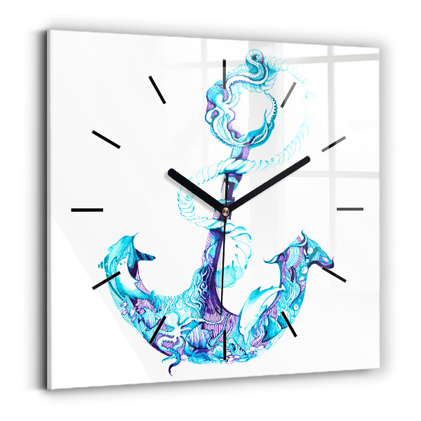Orologio quadrato Ancora galleggiante