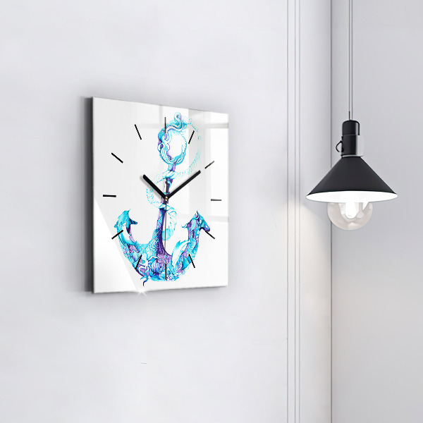 Orologio quadrato Ancora galleggiante