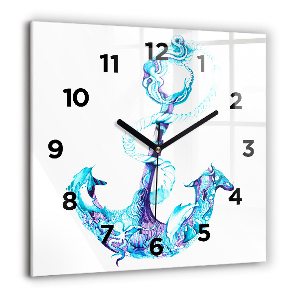 Orologio quadrato Ancora galleggiante