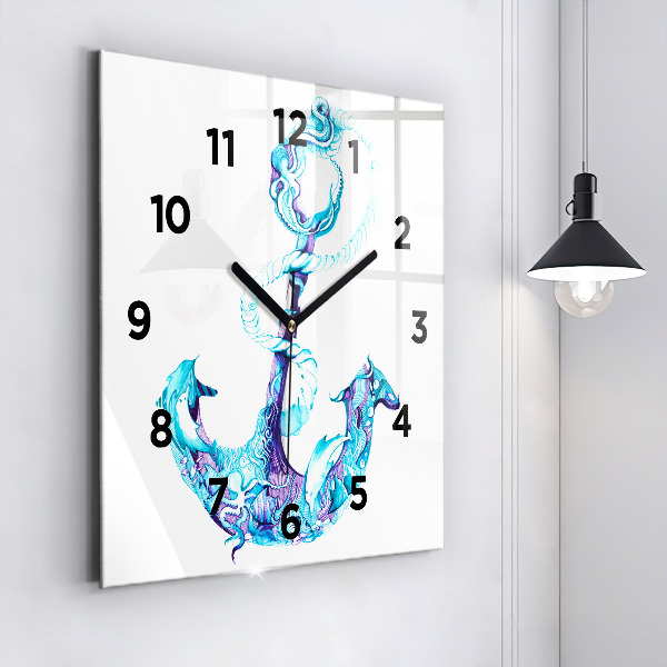 Orologio quadrato Ancora galleggiante