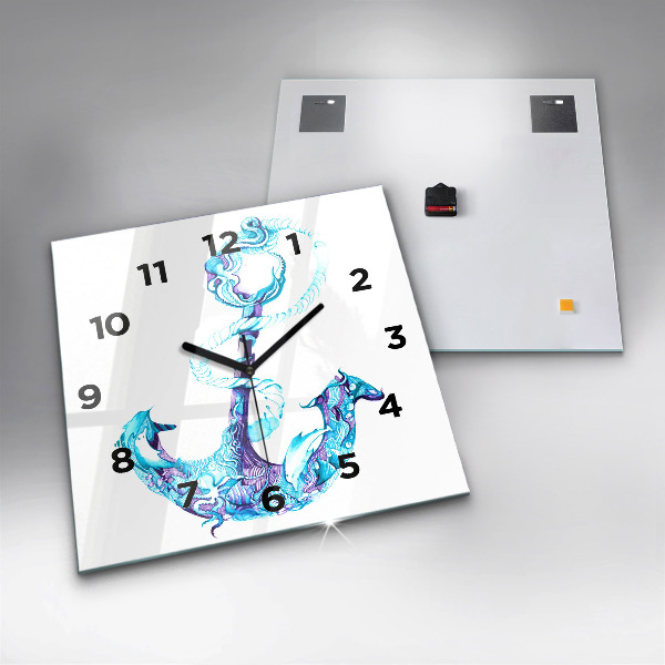 Orologio quadrato Ancora galleggiante