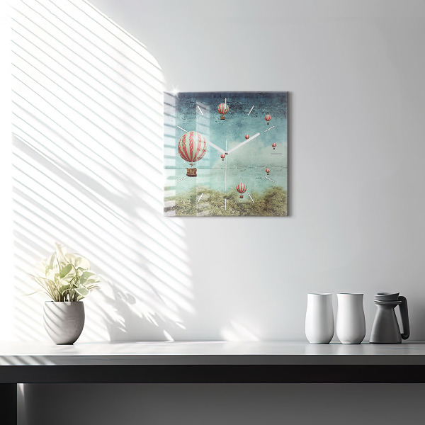Orologio quadrato Palloncini dipinti