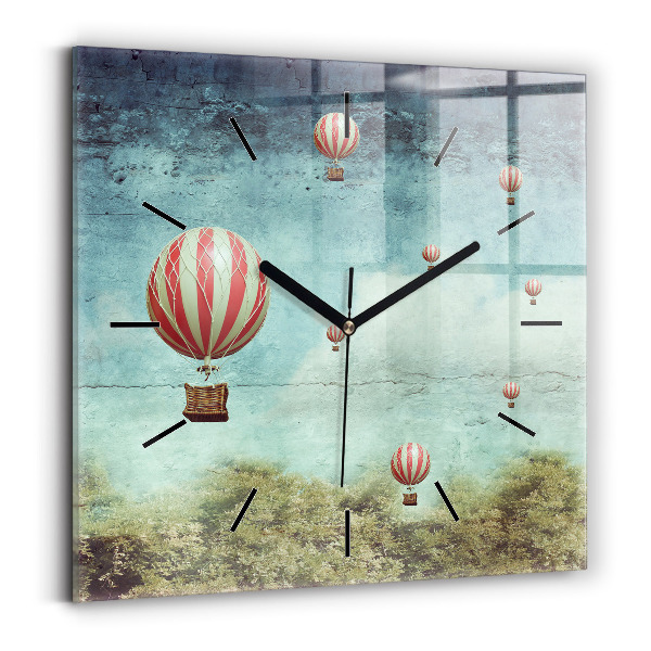 Orologio quadrato Palloncini dipinti