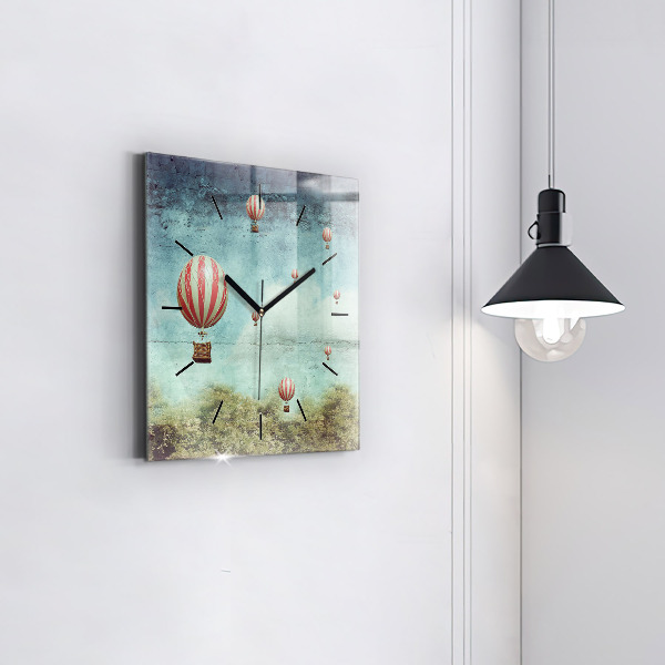 Orologio quadrato Palloncini dipinti