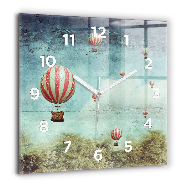 Orologio quadrato Palloncini dipinti