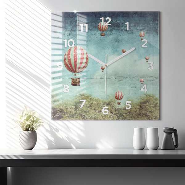 Orologio quadrato Palloncini dipinti