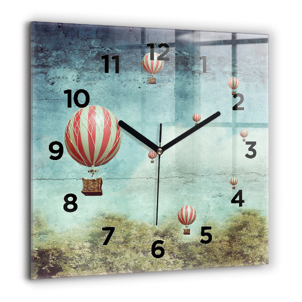 Orologio quadrato Palloncini dipinti
