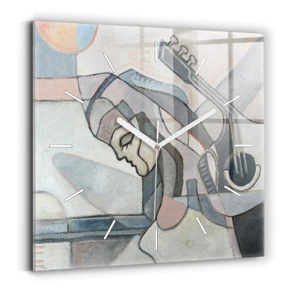 Orologio quadrato Pittura astratta