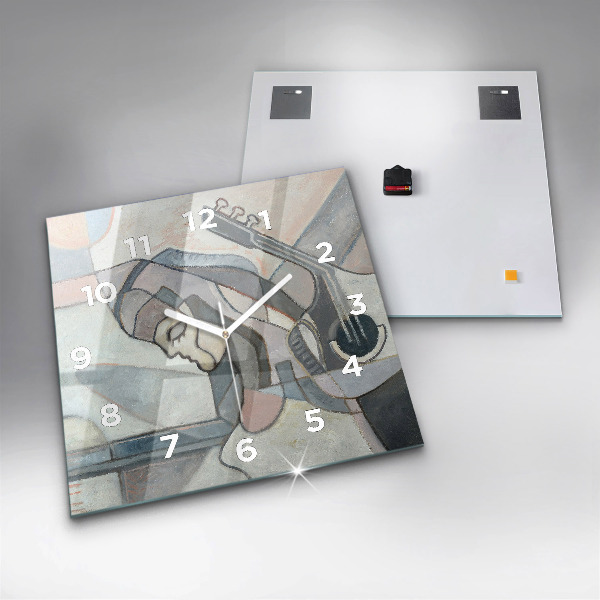 Orologio quadrato Pittura astratta