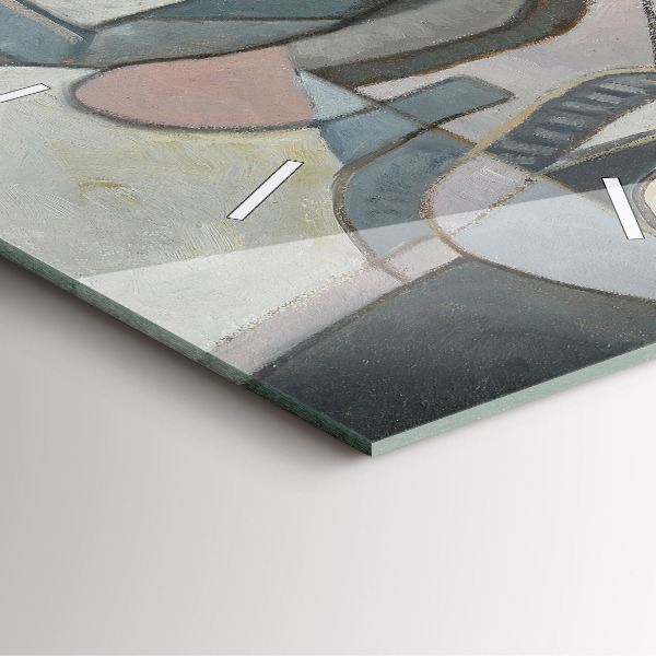 Orologio quadrato Pittura astratta