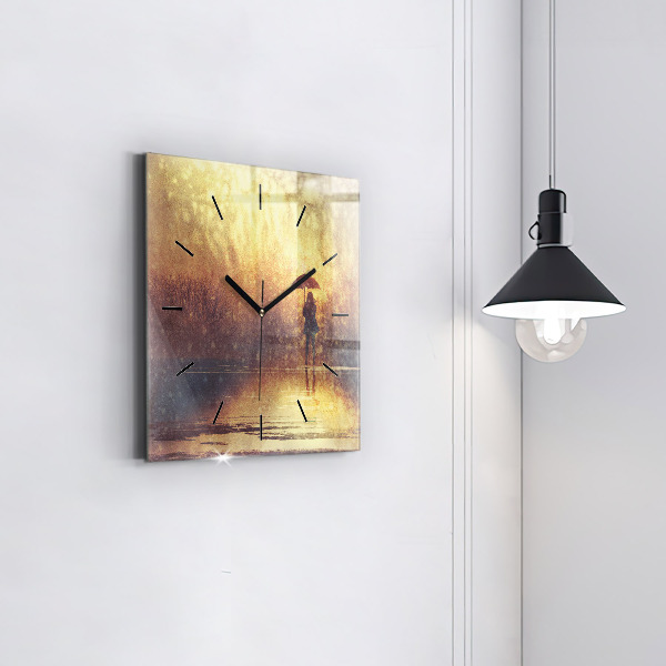 Orologio quadrato donna con ombrello