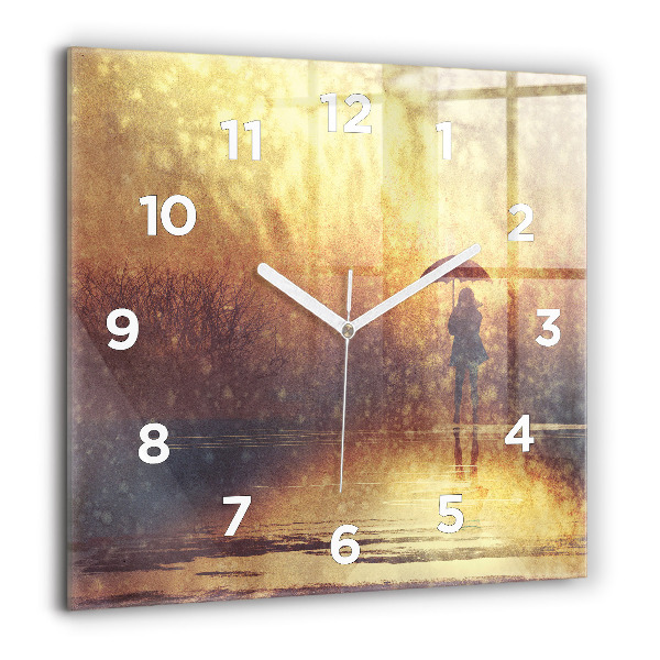 Orologio quadrato donna con ombrello