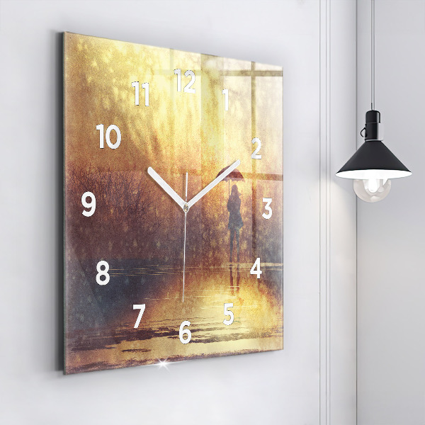 Orologio quadrato donna con ombrello
