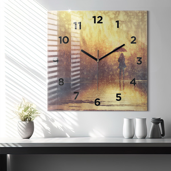 Orologio quadrato donna con ombrello
