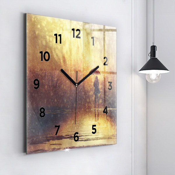 Orologio quadrato donna con ombrello