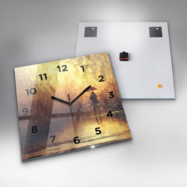 Orologio quadrato donna con ombrello
