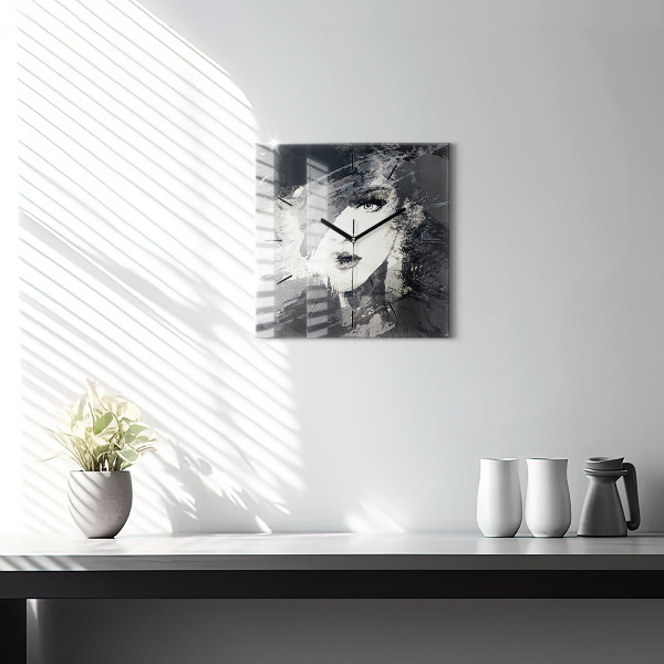 Orologio quadrato Donna - acquerelli