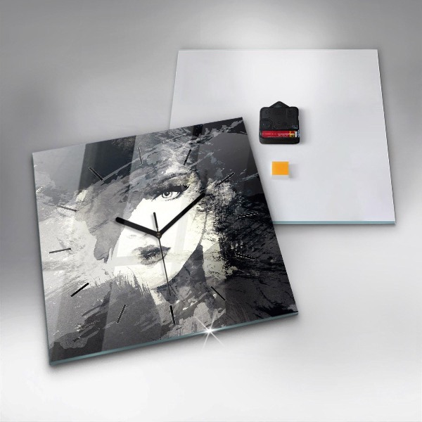 Orologio quadrato Donna - acquerelli