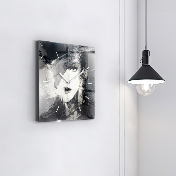 Orologio quadrato Donna - acquerelli