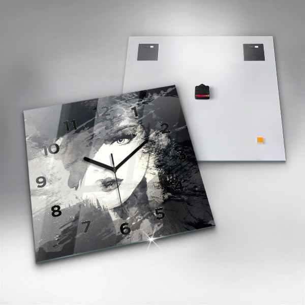 Orologio quadrato Donna - acquerelli