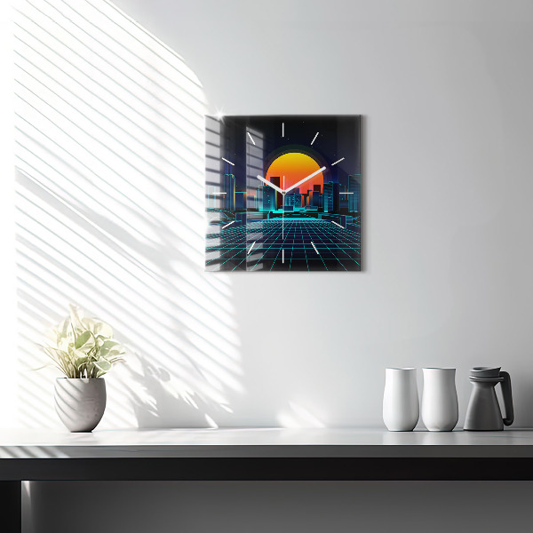 Orologio quadrato Città del cyberspazio
