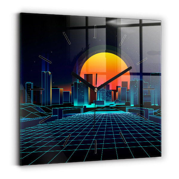 Orologio quadrato Città del cyberspazio