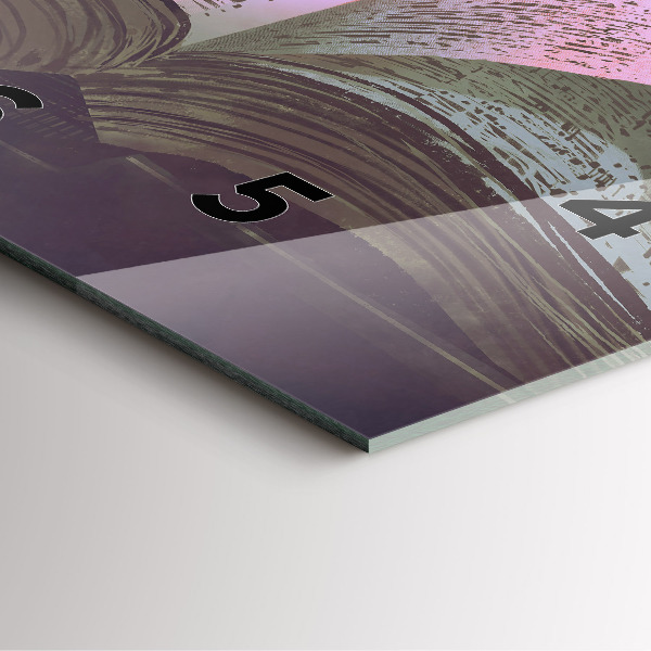 Orologio quadrato Libro di astrazione