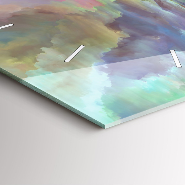 Orologio quadrato Paesaggio astratto