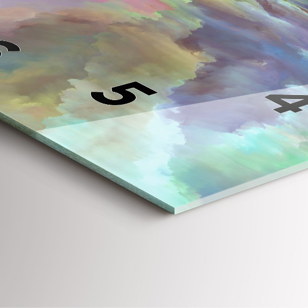 Orologio quadrato Paesaggio astratto