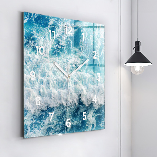 Orologio quadrato Onde del mare