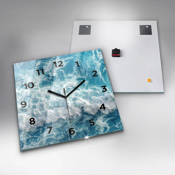 Orologio quadrato Onde del mare