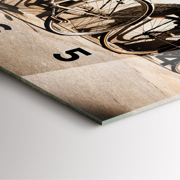 Orologio quadrato bici italiana