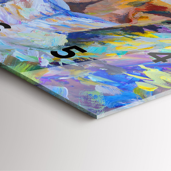 Orologio quadrato Ballerina dipinta