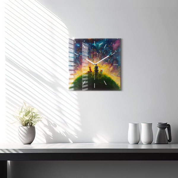 Orologio quadrato Astrazione Il Piccolo Principe