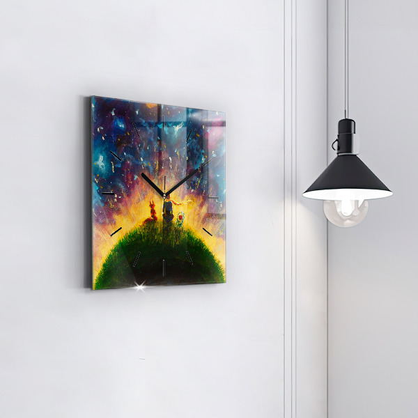 Orologio quadrato Astrazione Il Piccolo Principe