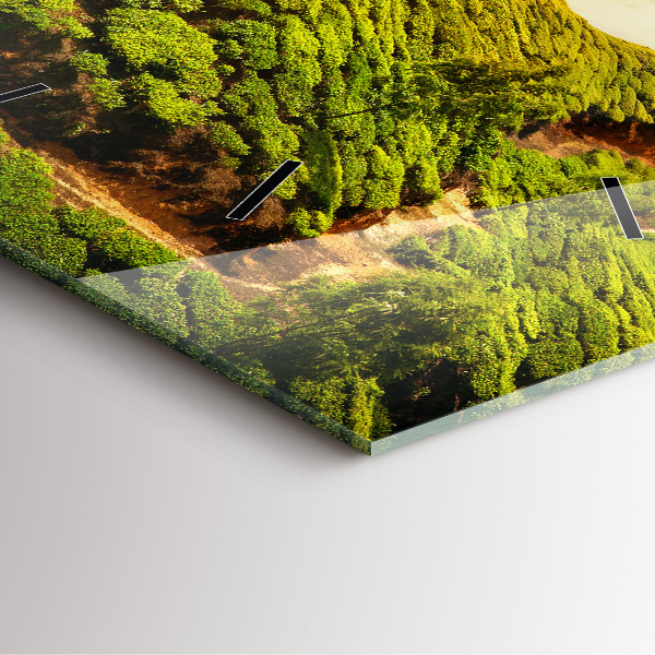 Orologio quadrato Collina del tè