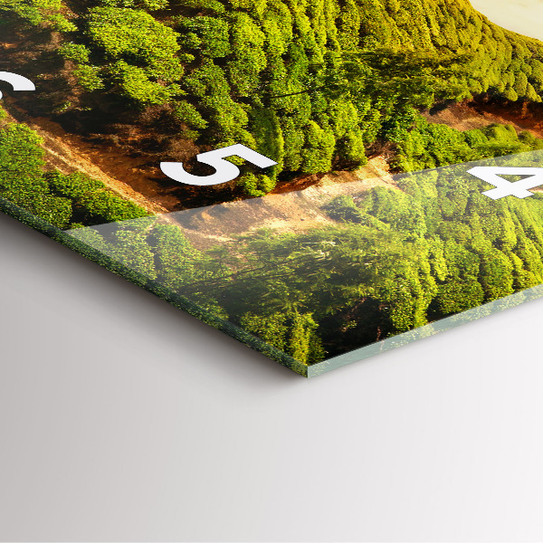 Orologio quadrato Collina del tè