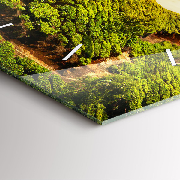 Orologio quadrato Collina del tè