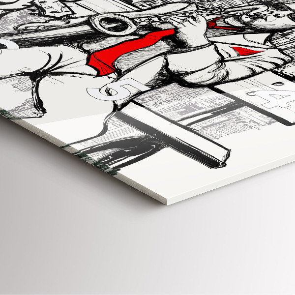 Orologio quadrato Jazz a New York