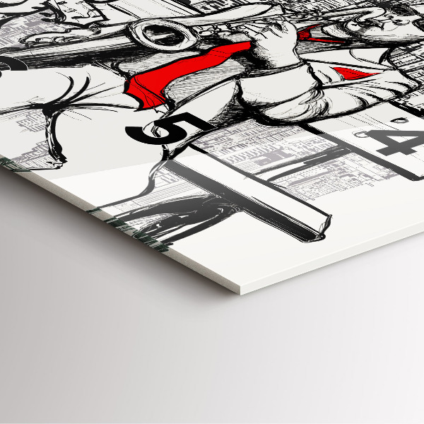 Orologio quadrato Jazz a New York