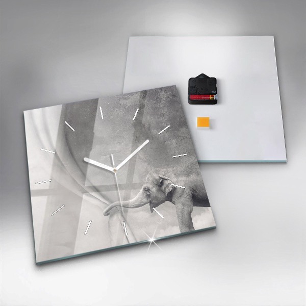 Orologio quadrato Elefante