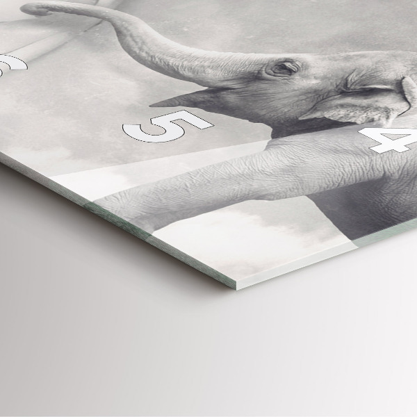 Orologio quadrato Elefante